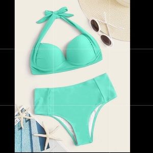 Two piece swim suit